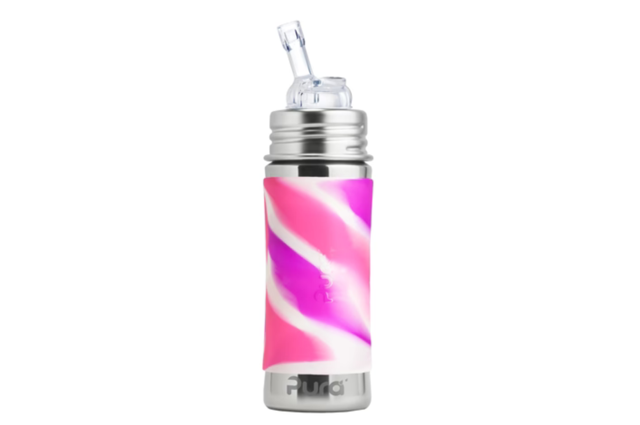 Baby & Toddler Bottles - Pink Swirl - Toddler Sippy 325ml