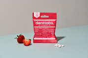 Denttabs Toothpaste Tablets - 1 Year - Fluoride - Strawberry