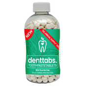 Denttabs Toothpaste Tablets - 2 Months - Fluoride Free - Mint