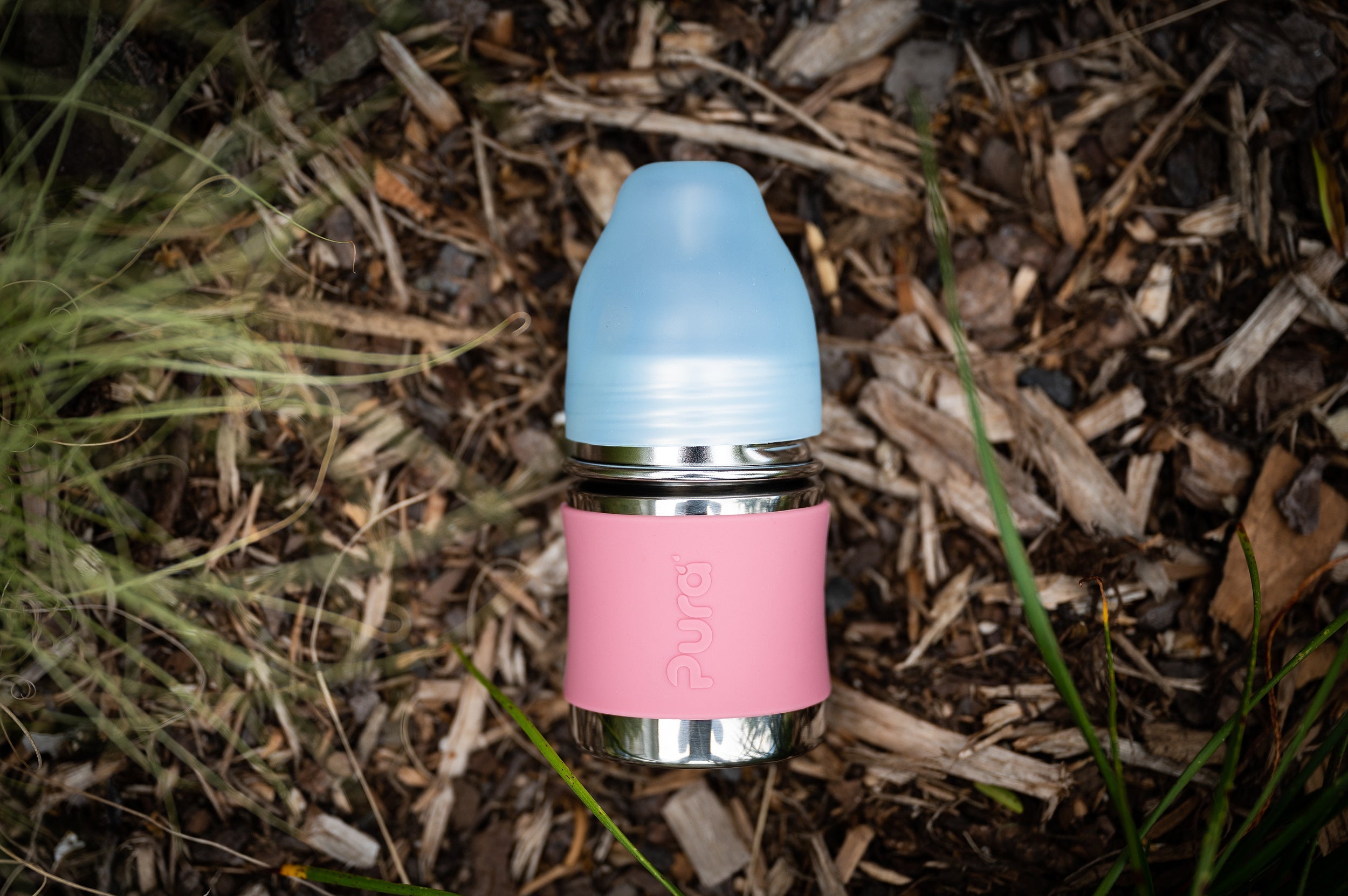 Baby & Toddler Bottles - Pink Swirl - Toddler Sippy 325ml