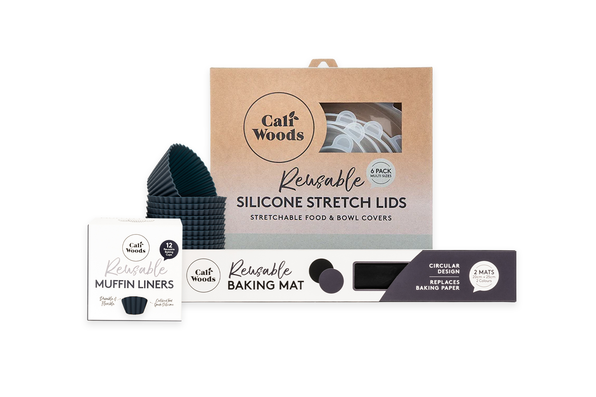 Food Prep Kitchen Kit - Regular Muffin Liners - Dark Mood