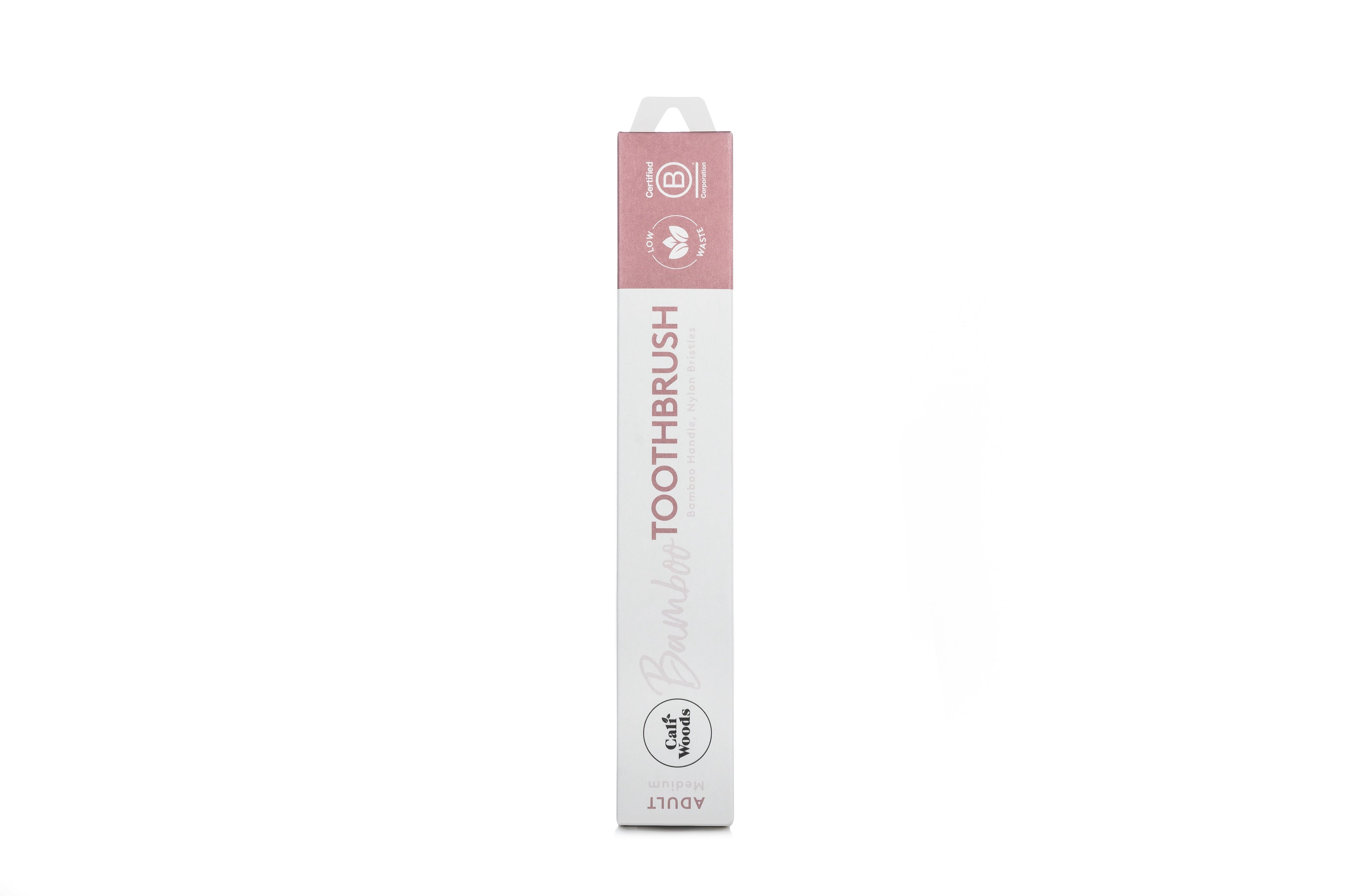 Packaging for CaliWoods Bamboo Toothbrush