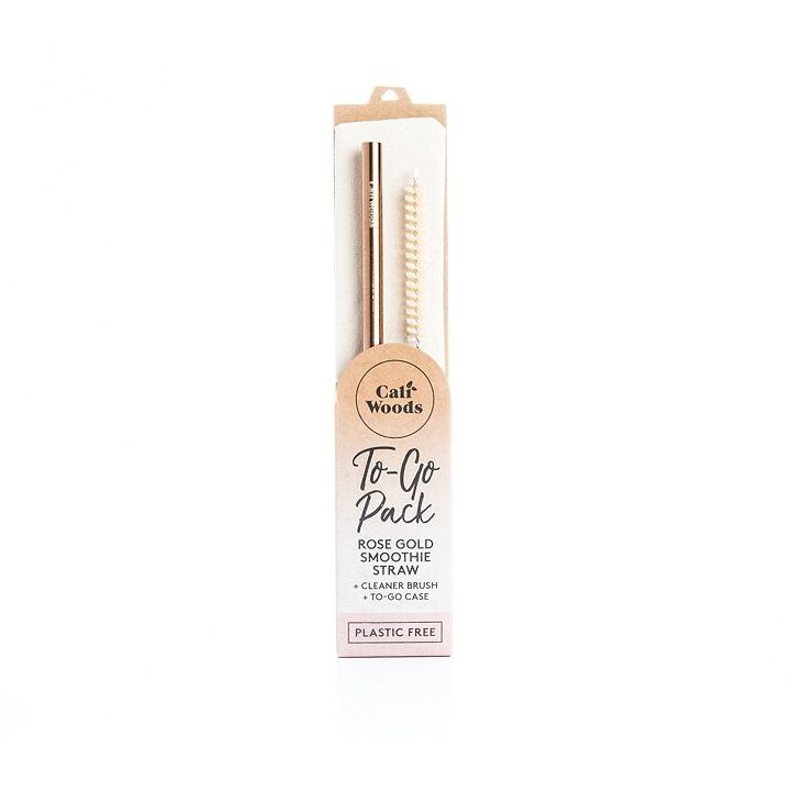 To-Go Straw Packs - Smoothie Straw - Rose Gold