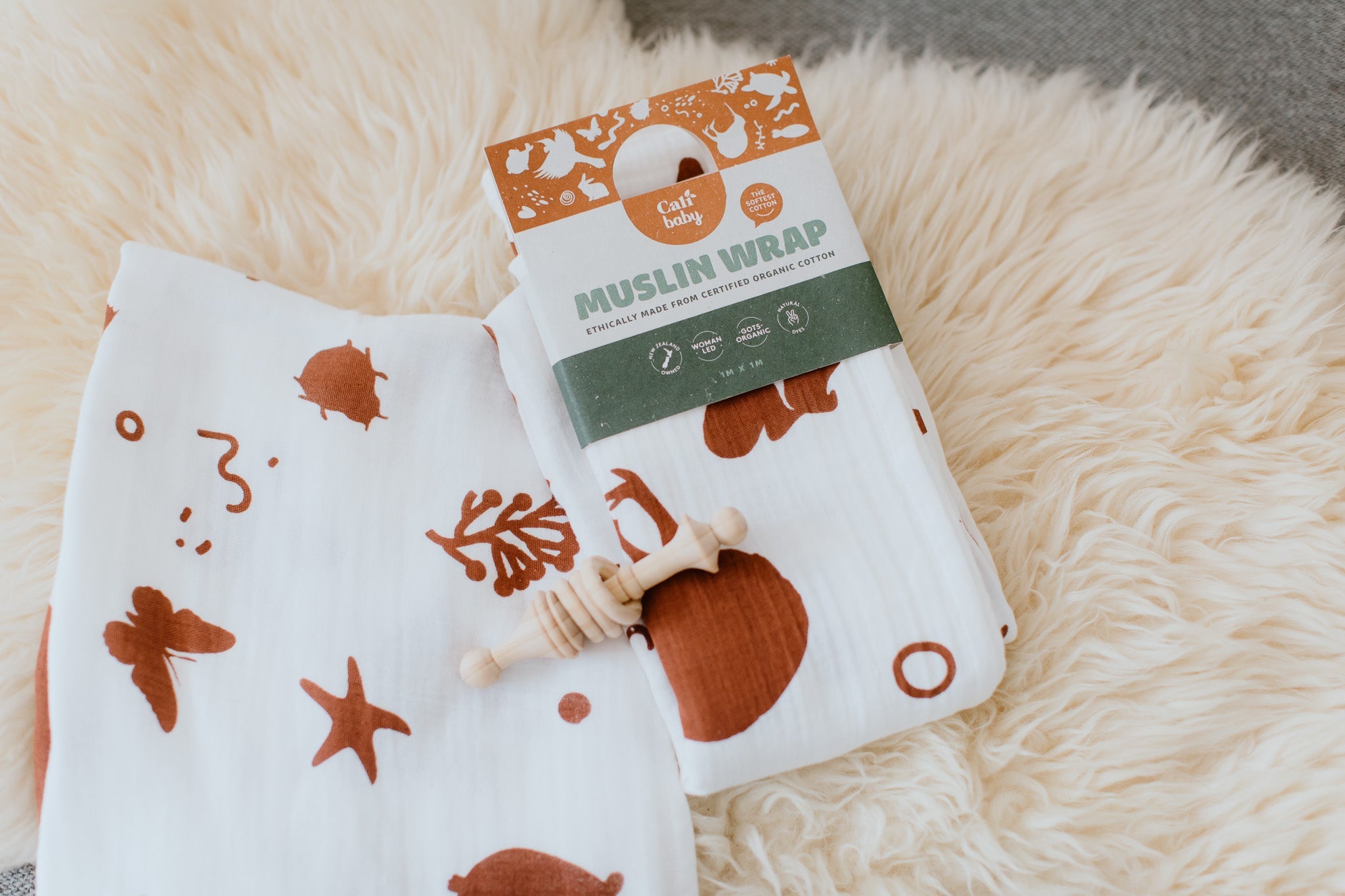 Organic Muslin Wrap - In The Forest