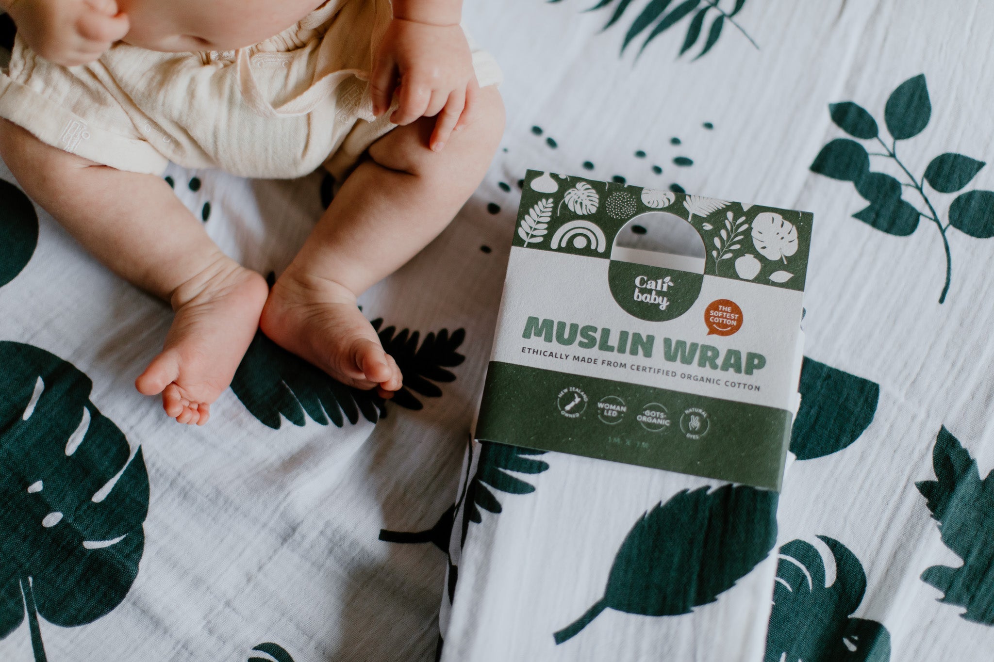 Organic Muslin Wrap - In The Forest