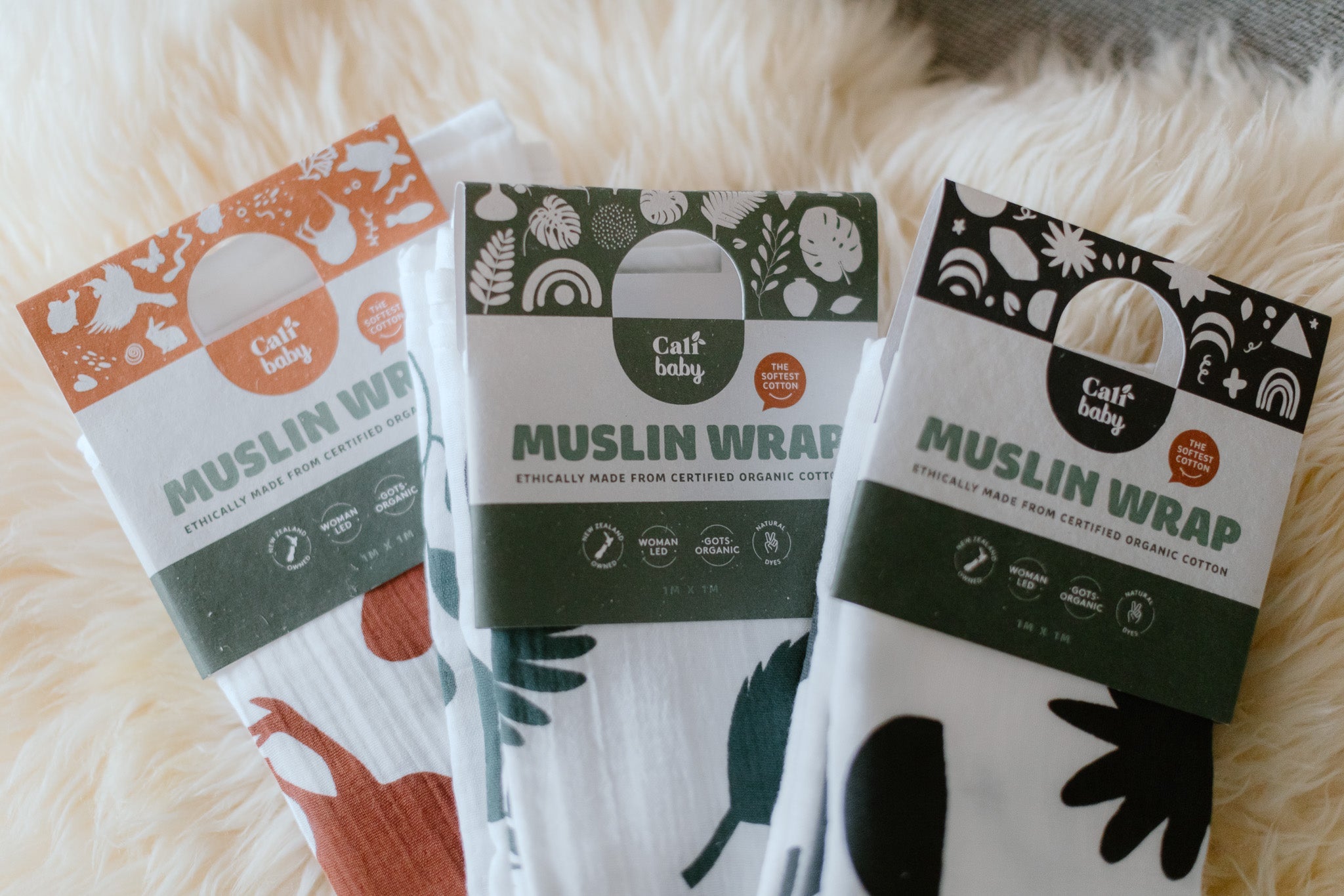 Organic Muslin Wrap - In The Forest